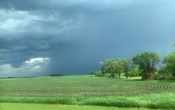 Storm rolling in  Print