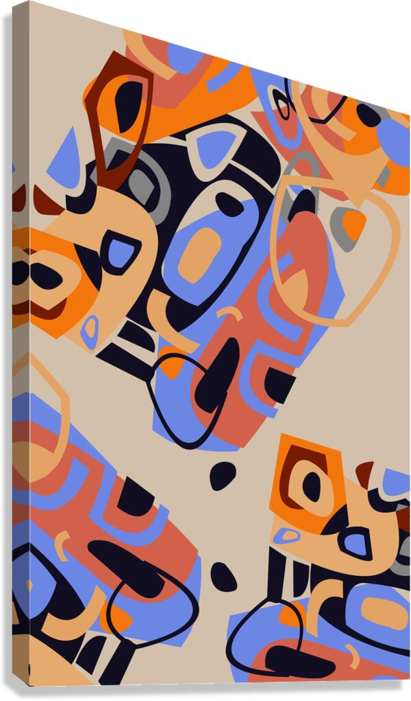 Positive Layers Canvas Print
