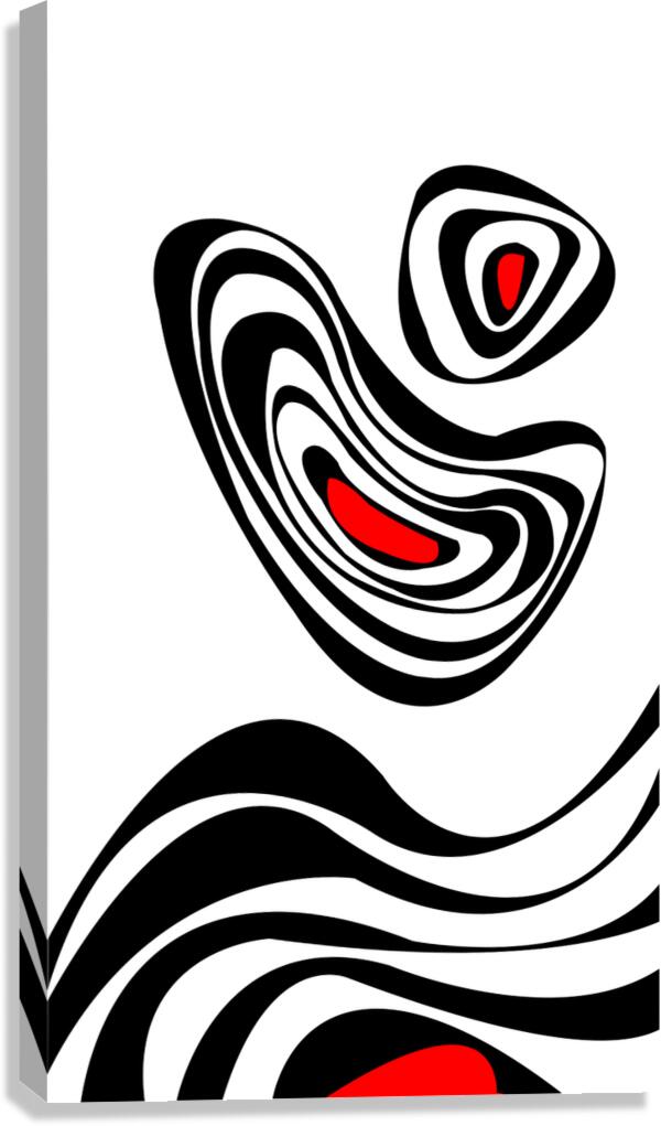 black space Canvas Print