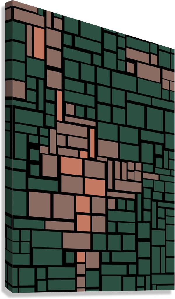 Emerald beats Canvas Print