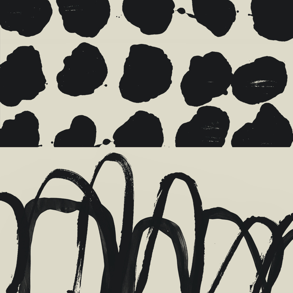 Black & White Abstract Collage No. 17 by Sarah Finucane