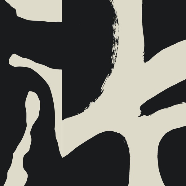 Black & White Abstract Collage No. 18 by Sarah Finucane