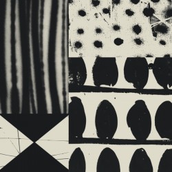 Black & White Abstract Collage No. 15