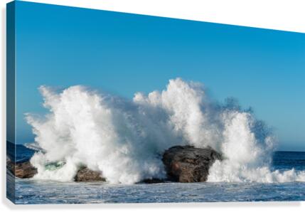 Beach Crash Canvas Print