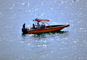 Hong Kong - A Lonely Fisihing Boat