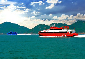 HK-SE - Speed Boats sailing between HK and Macau 02