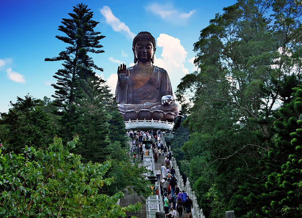 HK Island-RE - The Largest Famous Buddha 02 Print