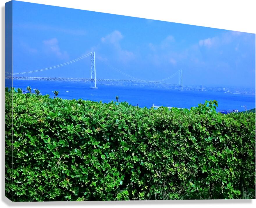 Japan-NP - Awaji Hanasajiki Bridge 02 Canvas Print