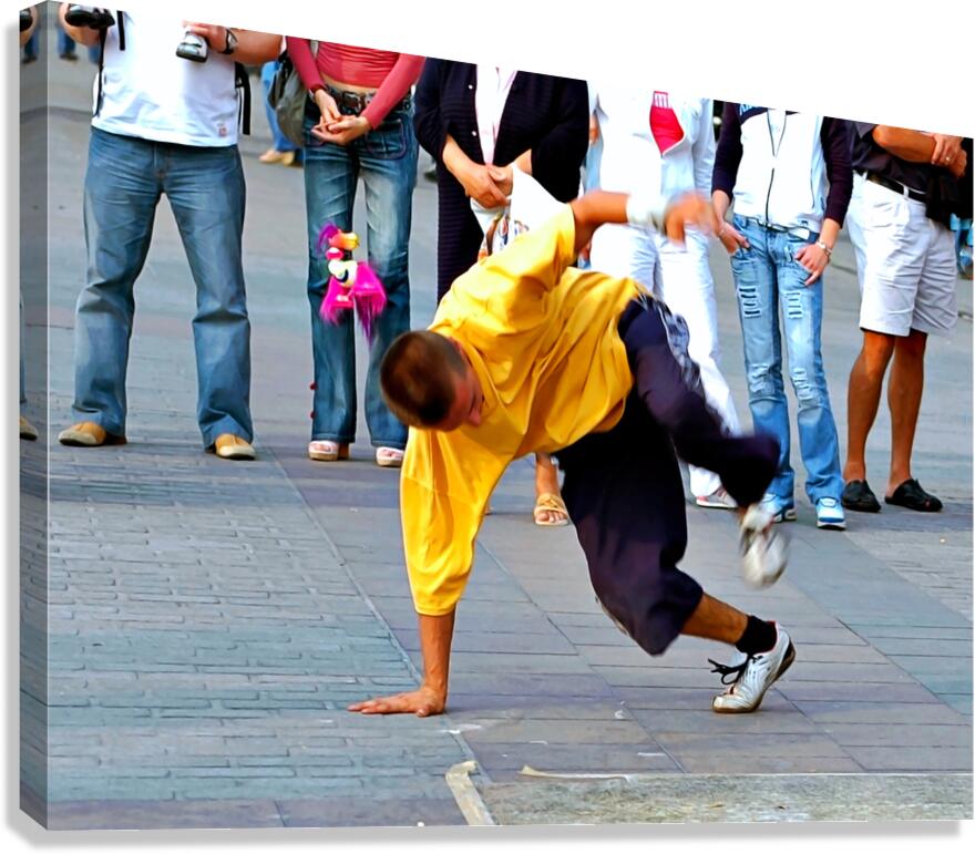 EU-PP-Street Performers  10 Canvas Print