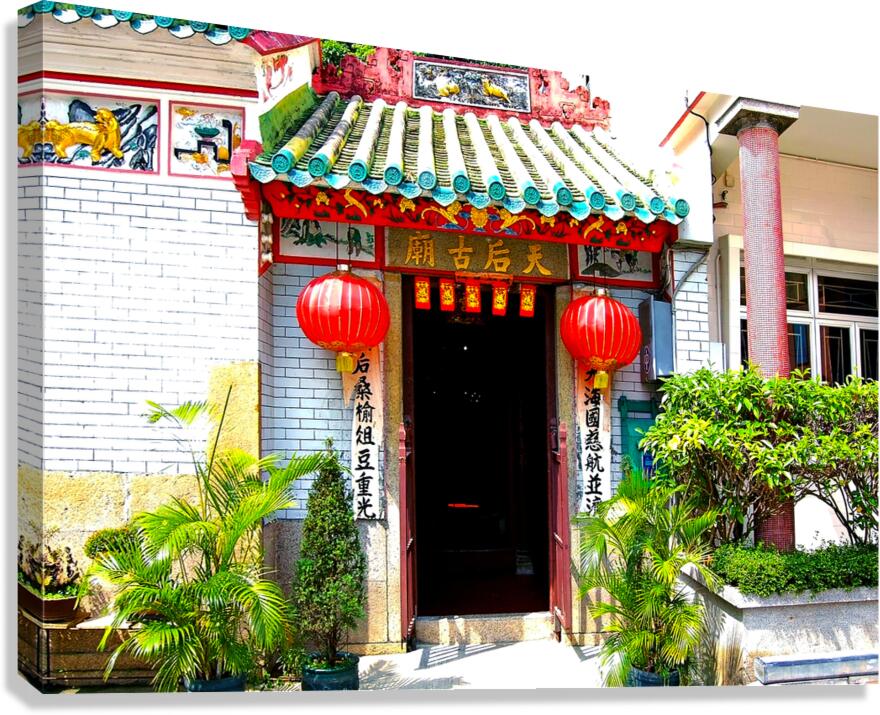 HK Island-RE - The Old Temple 08 Canvas Print