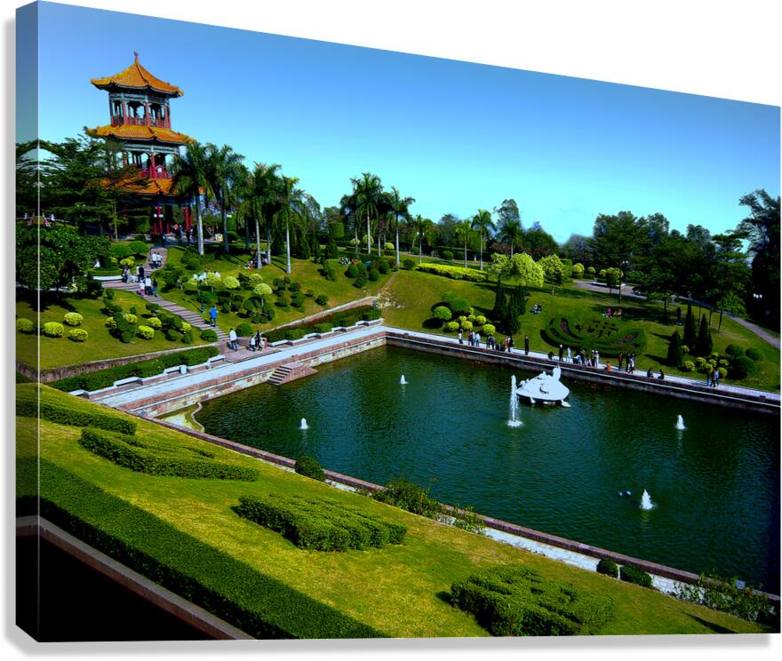 China-NP - Nansha Phoenix Lake Park 11 Canvas Print
