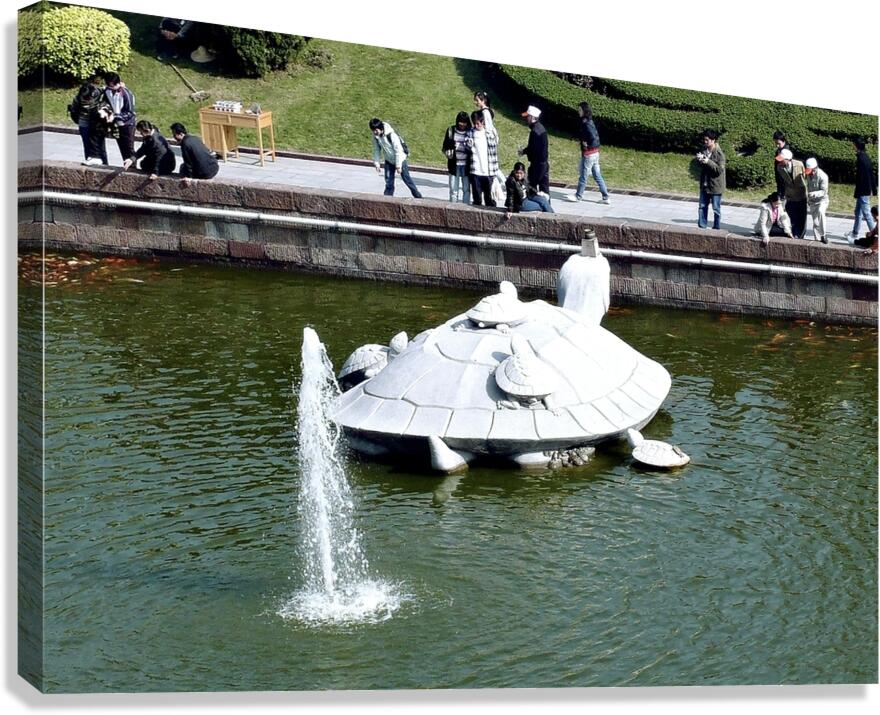 China-FG - Nansha Phoenix Lake Park  12 Canvas Print