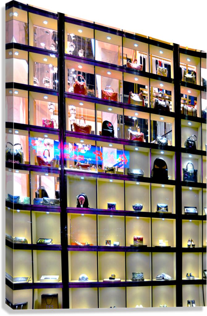 Macau-Window Display Canvas Print