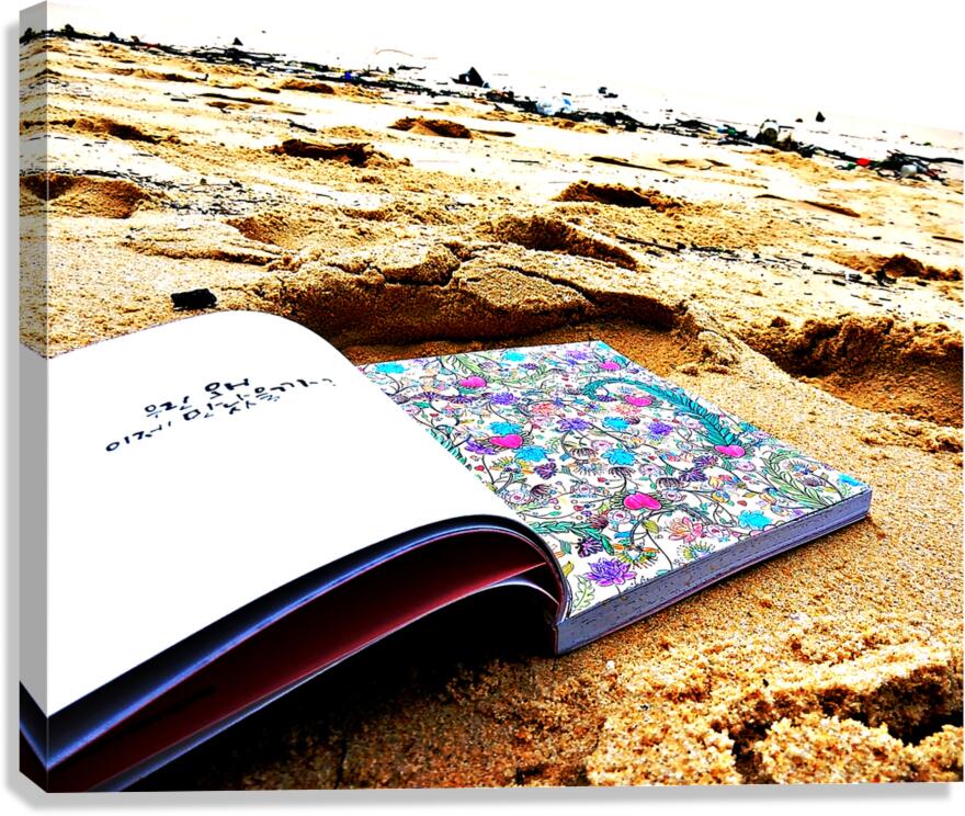 Thailand-TA - The Beach and Book 3 Canvas Print