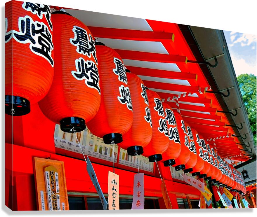 Japan - The Red Temple 15 Canvas Print