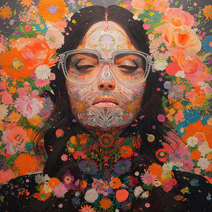 Pensamientos Florales - Floral Thoughts - Pop Surreal Floral Art Prints