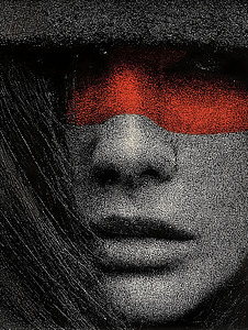 Beneath the Mask – Vintage Noir Portrait Art Print