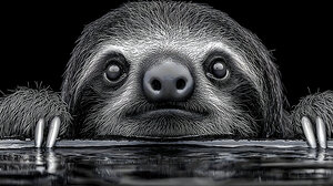 Sloth – Wildlife Portrait Art Print