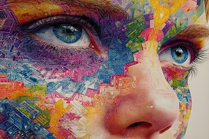 Cartografia Del Alma - Cartography Of The Soul - Surreal Portrait Art Prints