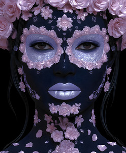 La Novia De La Noche Dia de los Muertos Sugar Skull