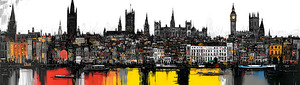 Electric Thames - London Cityscape Print