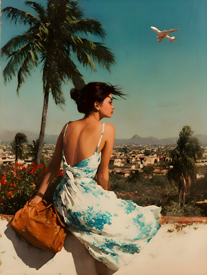 Departure – Retro Travel Muse Print