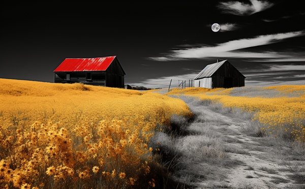 Revival - Sunrise Marsh Landscape Art Prints by Savage Art Prints