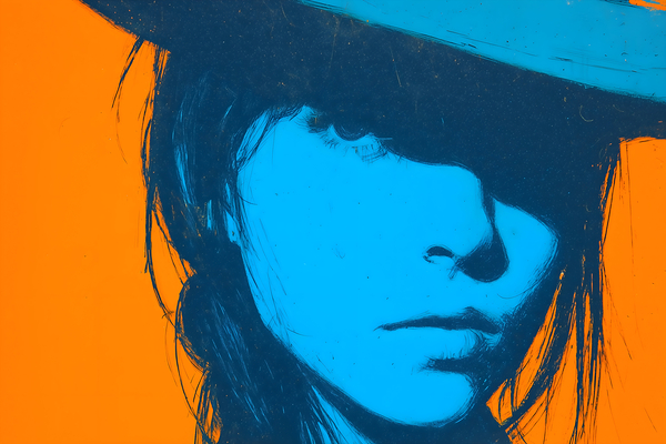 Beneath the Hat – Vintage Fashion Art Print by Savage Art Prints