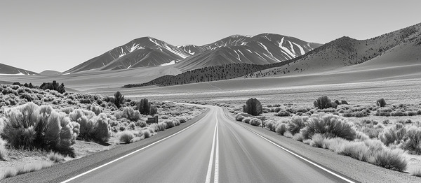 Starting Line - Minimal Landscape Art Prints by Savage Art Prints