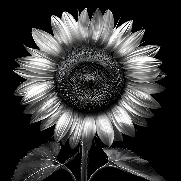 Sunflower Selfie 25 - Sunflower Portrait Art Prints by Savage Art Prints