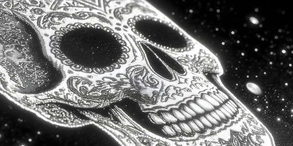 El Eco De La Calavera - The Echo Of The Skull - Pop Skull Art Prints by Savage Art Prints