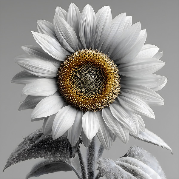 Sunflower Selfie 26 - Sunflower Portrait Art Prints by Savage Art Prints