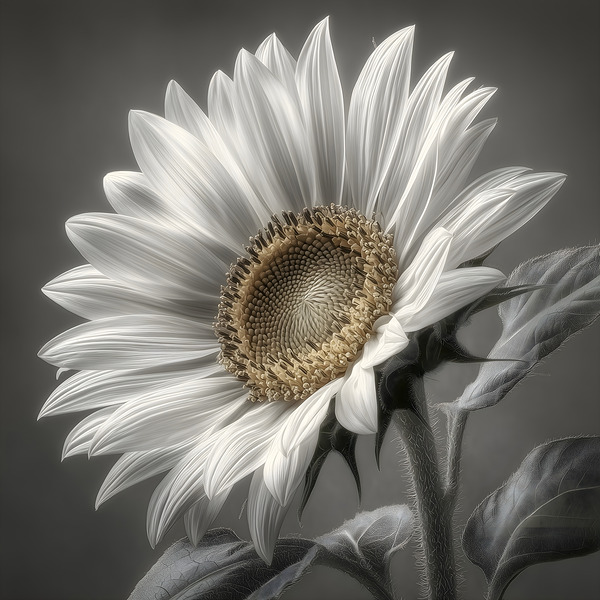 Sunflower Selfie 23 - Sunflower Portrait Art Prints by Savage Art Prints
