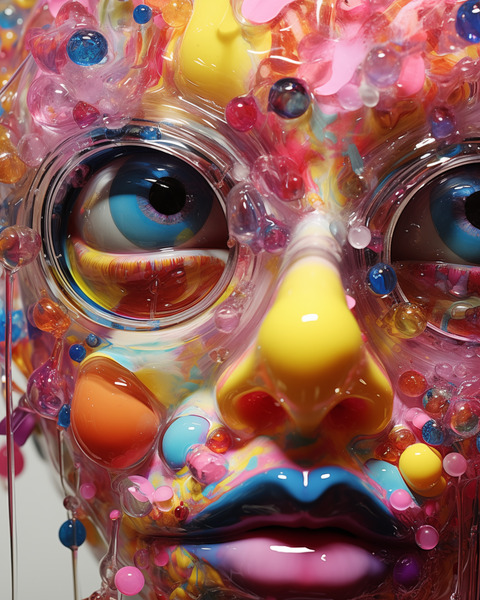 Insanity - Neo-Pop Portrait Art Prints by Savage Art Prints
