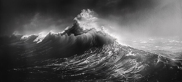 Ocean’s Fury - Crashing Wave Art Prints by Savage Art Prints