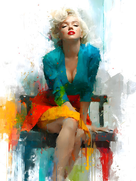 Icon in Color – Modern Muse Print Print