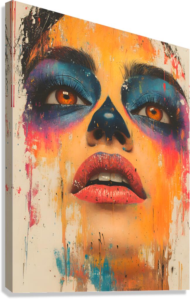 Catrina Del Alba - Catrina Of The Dawn - Dia de los Muertos Art Prints Canvas Print