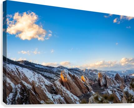 Growing Mountains Canvas Print