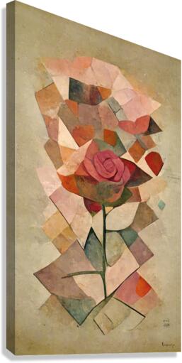 Rose and Spike - I Canvas Print