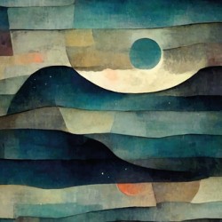 Nighty clouds playing with the Moon - I