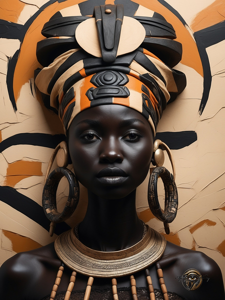 ColoredGirl by Afro Glyph Gallery