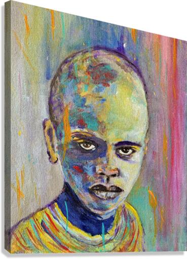 Boy Gaze Canvas Print