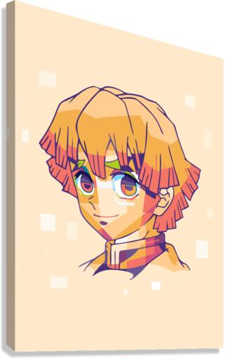 Zenitsu agatsuma Canvas Print