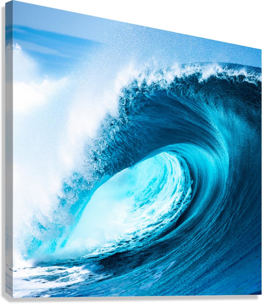 Big_Blue square Canvas Print