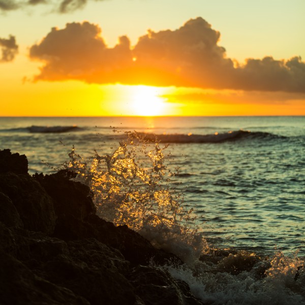 Sunset Splash Print