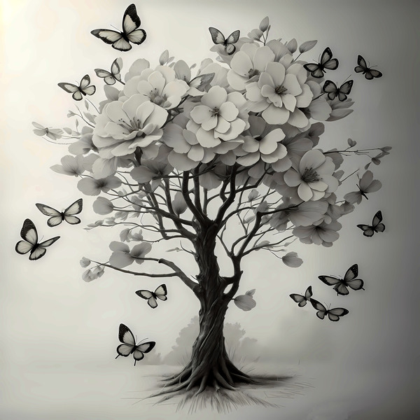 Arbre Fleuri : Creation Fantastique de MeLY by Melissa Lefebvre