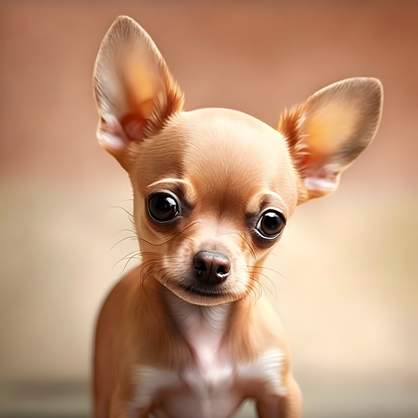 Exploration artistique : Le chihuahua beige dans lunivers de Midjourney by Melissa Lefebvre