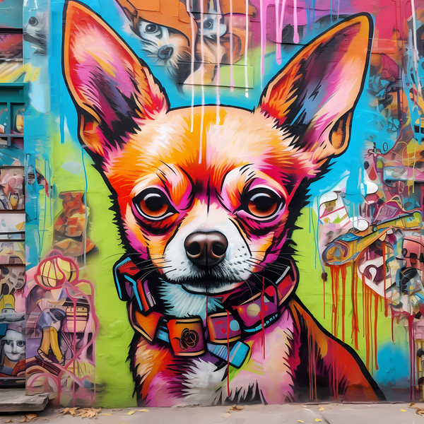 chihuahua art by Melissa Lefebvre
