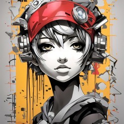 Voyage Visuel : Binome Yelle en Graffiti Cartoon