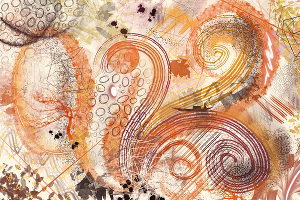 Peacock Abstract Téléchargement Numérique